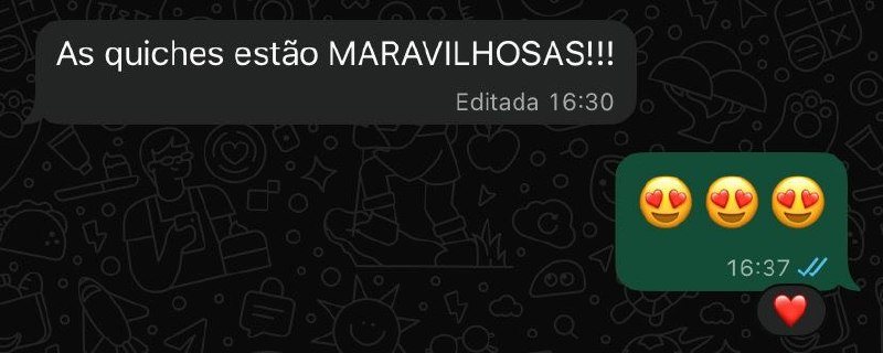 Feedback de cliente da Bolo Conquista